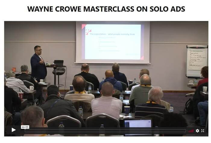 Wayne Crowe the best Solo ads Vendor