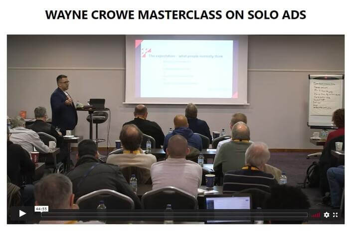 Wayne Crowe the best Solo ads Vendor