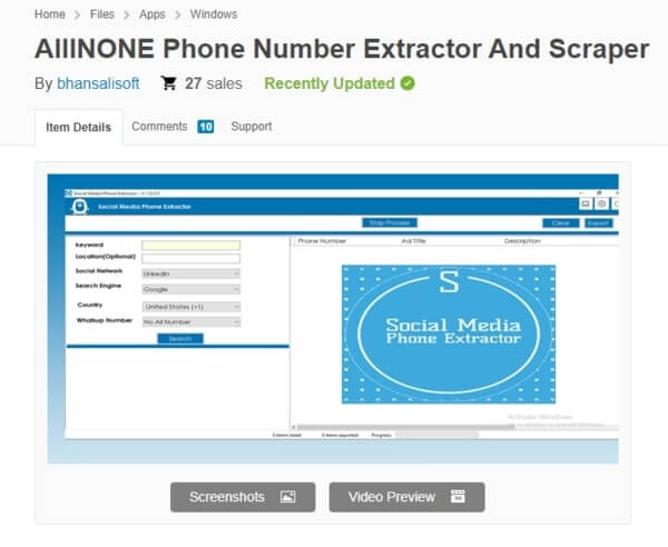 allinone instagram phone number extractor