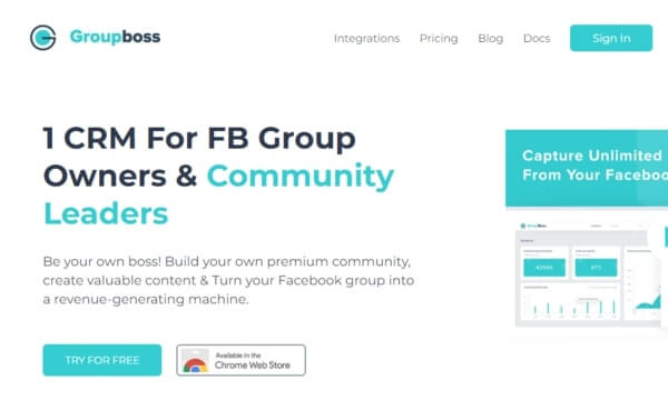 GroupBoss is another best group facebook automation tool