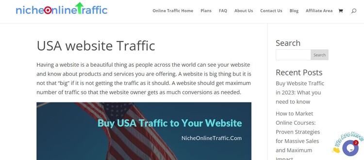 Buy website traffic from nicheonlinetraffic