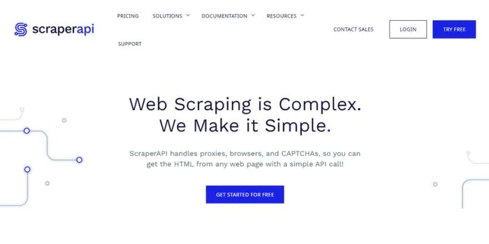 Web Scraping is Complex