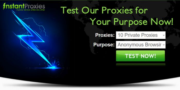 InstantProxies unlimited bandwidth