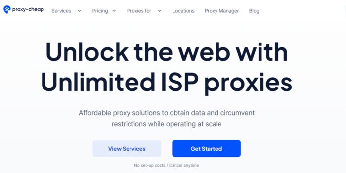 Proxy-Cheap unlimited bandwidth