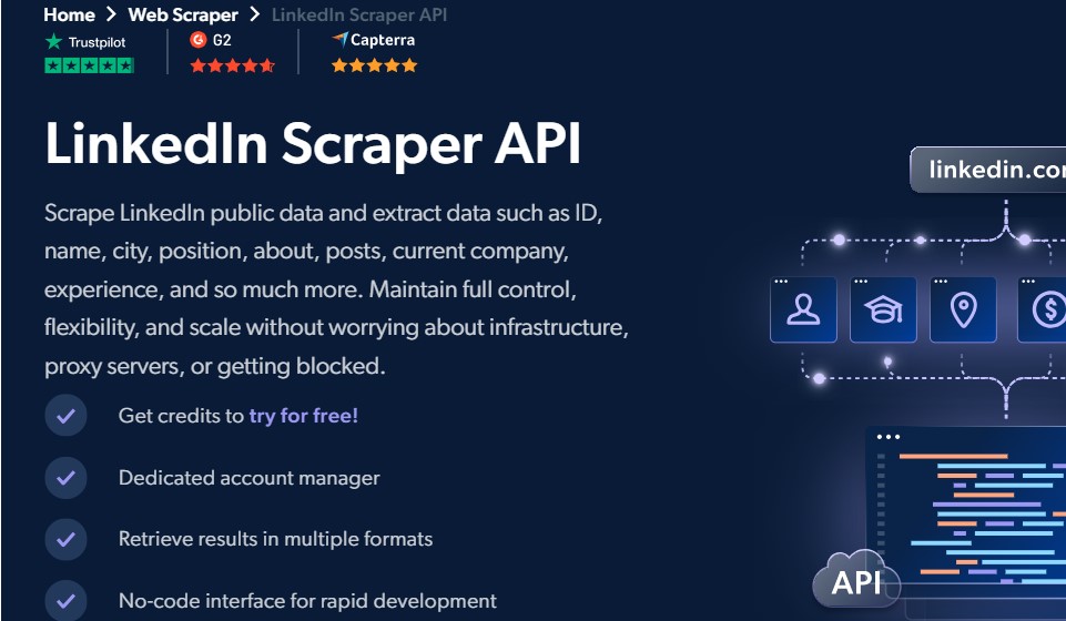 Bright Data LinkedIn Scraper APIs