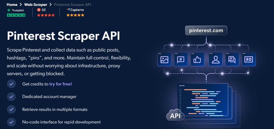 bright data printerest