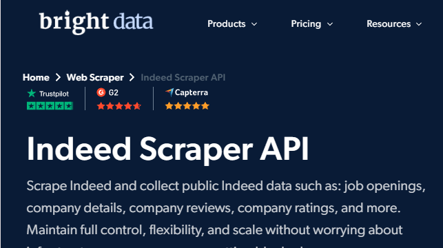 Indeed Scraper API