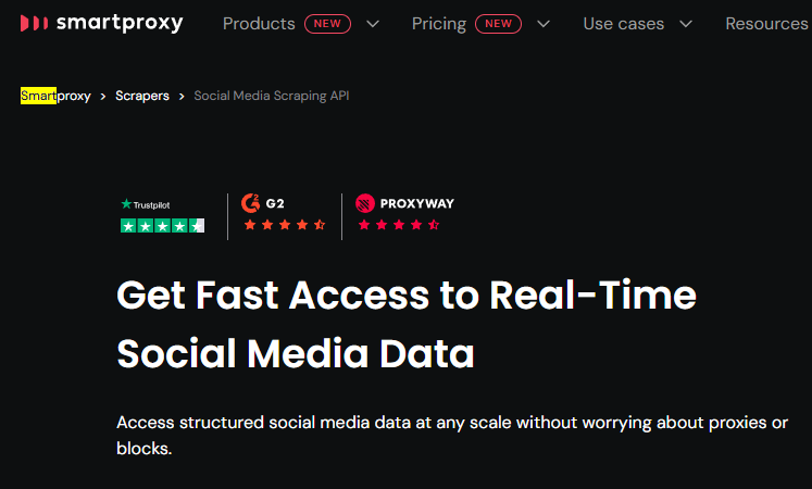 Facebook scraping