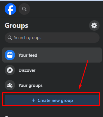 Click “Create New Group”