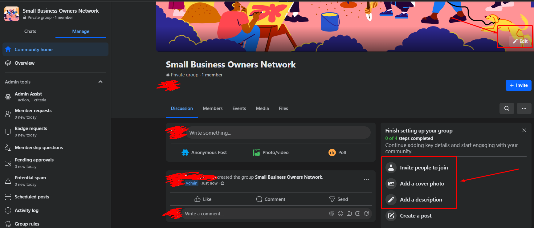 Customize Your Group