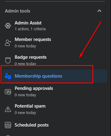 Membership Questions