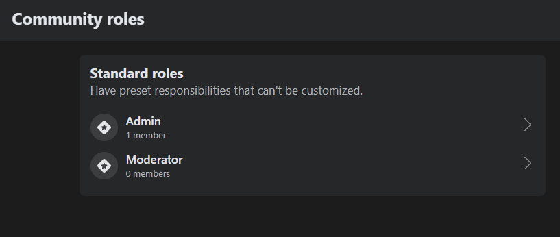 You can also assign roles like admins or moderators to help manage the group.
