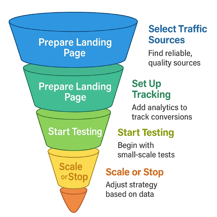 Optimizing website traffic purchase
