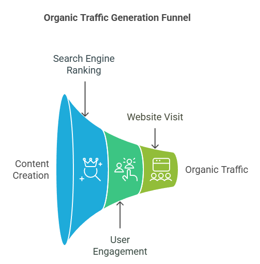 organic traffic generator funnel 