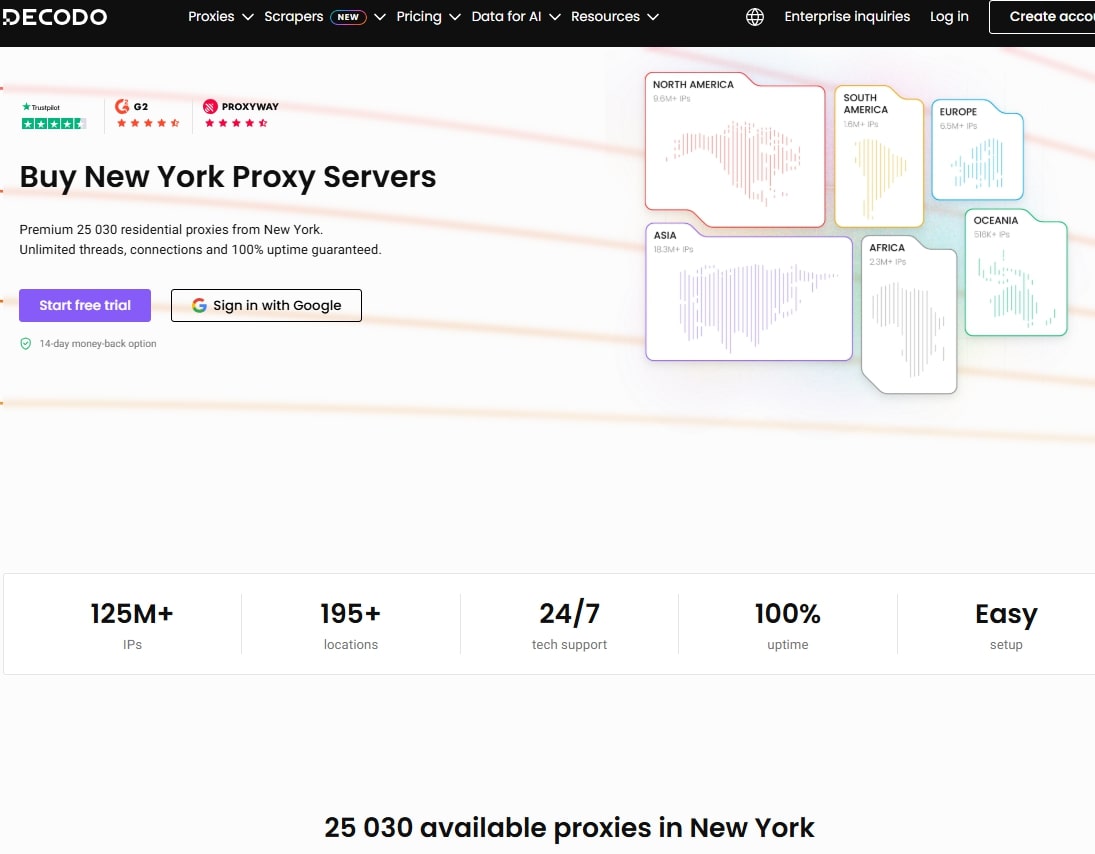 New York Proxy Server