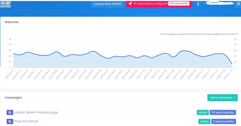 SERP Dashboard