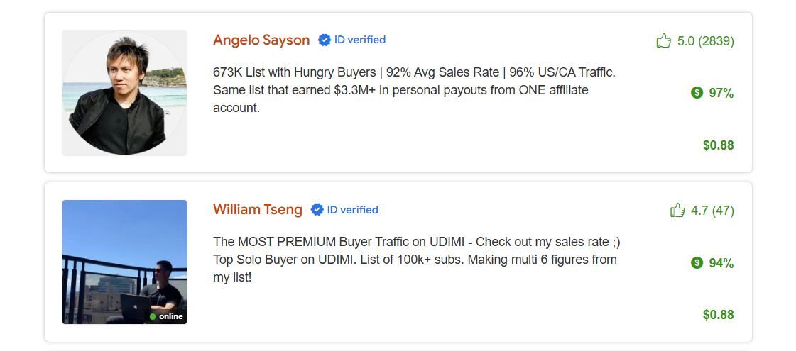 Udimi solo ads