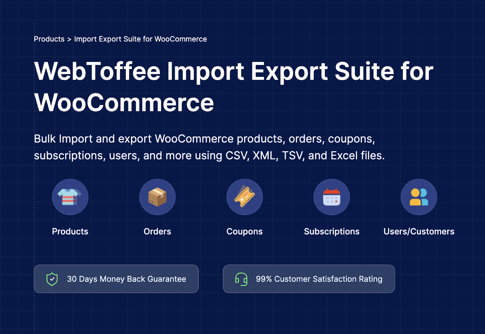 Import Export Suit by WebToffee
