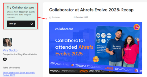 Features That Make Collaborator