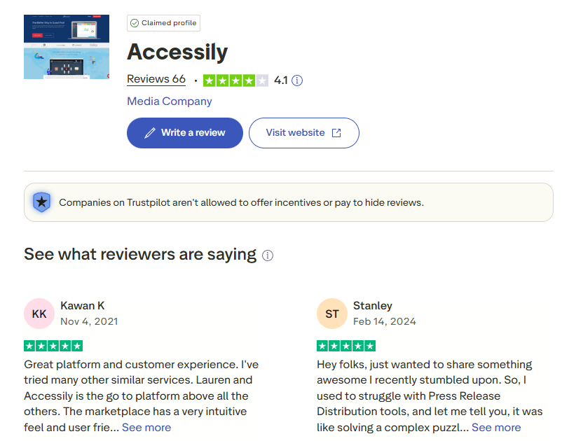 Accessily Reviews & Trust Score Accessily Reviews & Trust Score