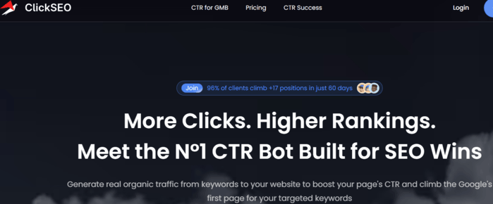 ClickSEO io home ClickSEO io home