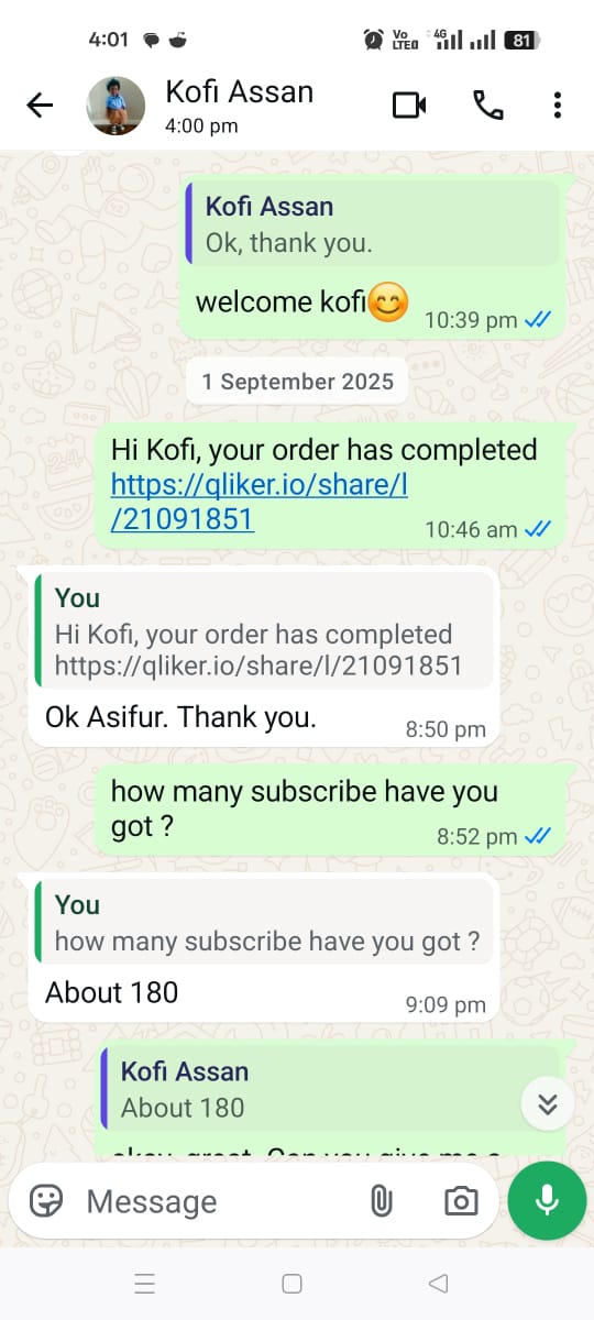 kofi message Kofi network marketer message