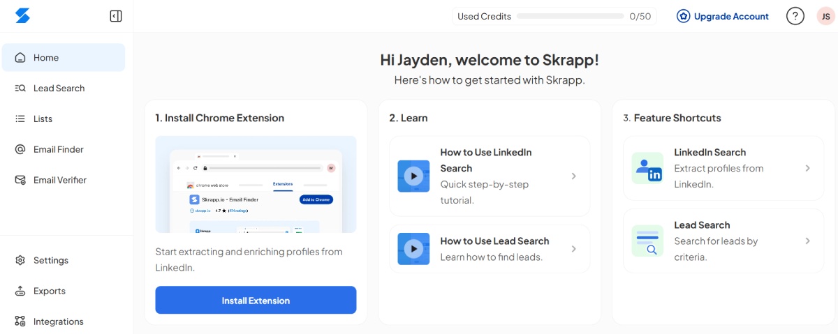 Skrapp profile screper Skrapp profile screper