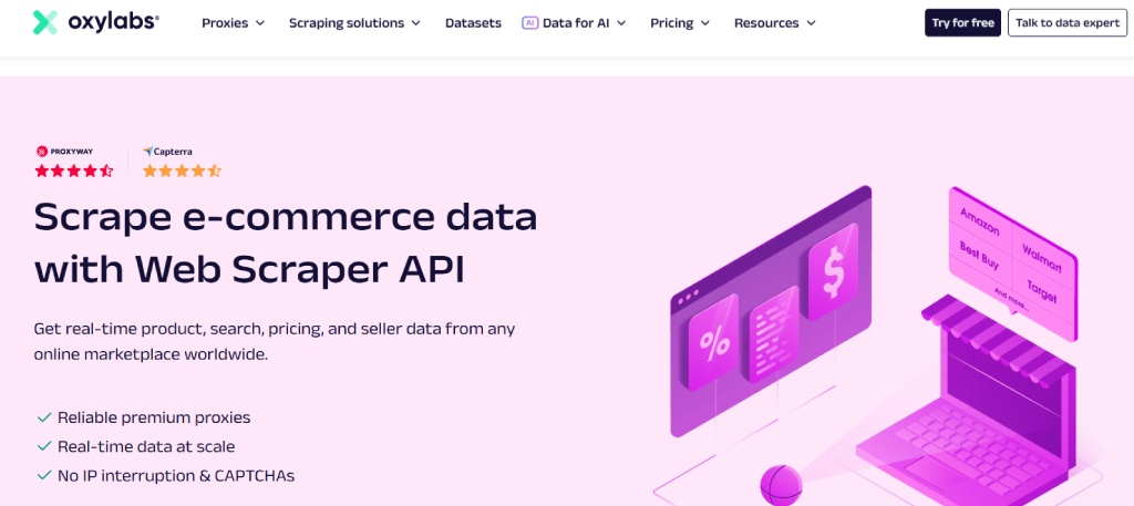 eCommerce Scraping APIs eCommerce Scraping APIs